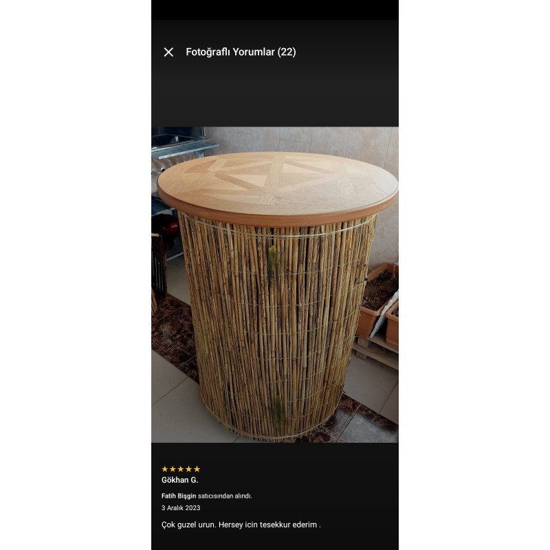 Doğal Bambu Kamış Çit - 20 cm x 1 Metre Estetik ve Dayanıklı Çit Doğal Bambu Kamış Çit - 20 cm x 1 Metre Estetik ve Dayanıklı Çit