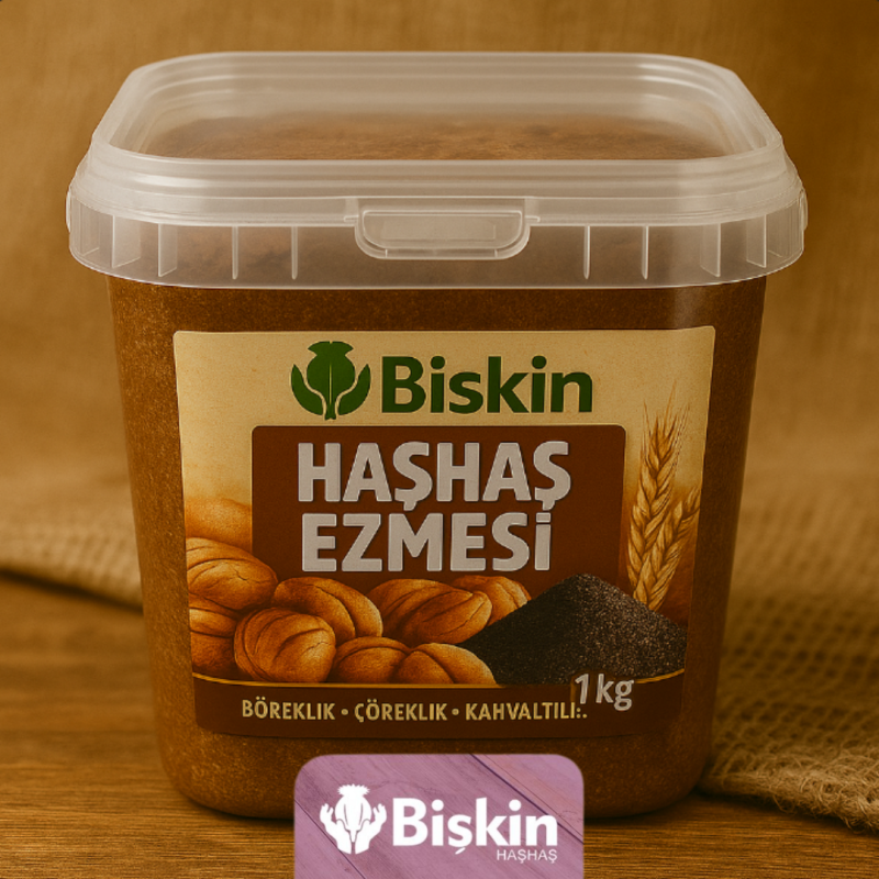 1Kg. Kase Sarı Haşhaş Ezmesi | Yerel Tohum Doğal