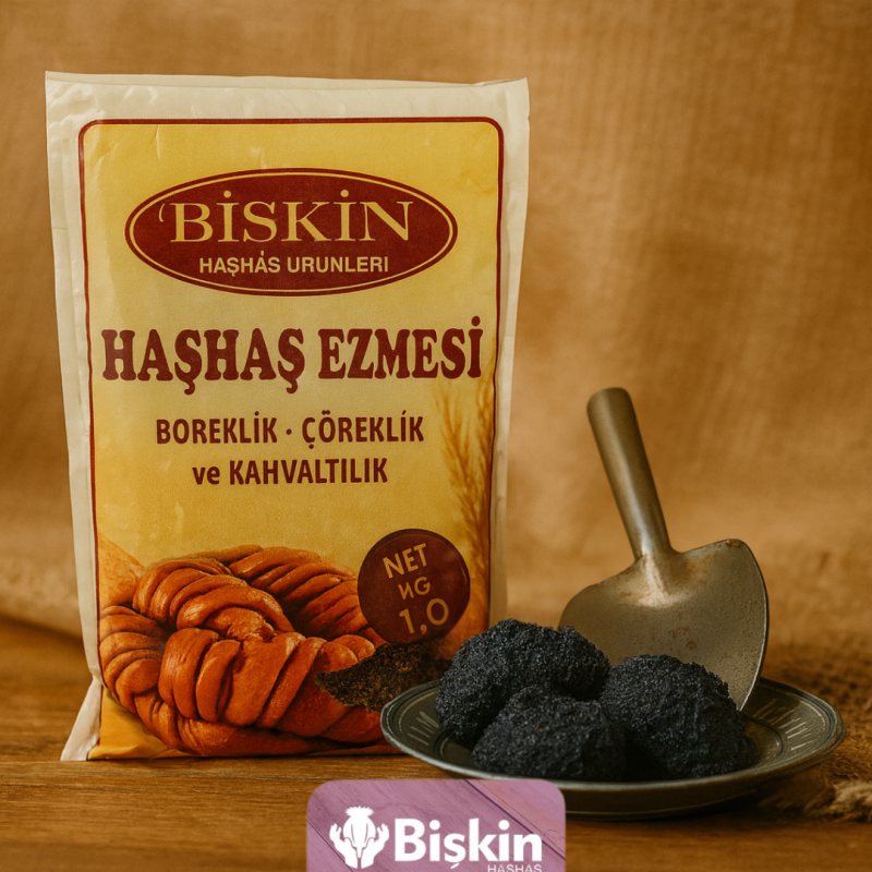 1 Kg Mavi Haşhaş Ezmesi Vakum Poşet | Yerel Tohum Doğal