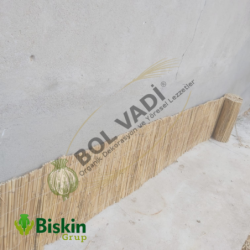 Doğal 25CM Yükseklik Bambu Kamış Hasır Çit Dekoratif Bahçe Balkon ve Duvar Çiti Reed Fence