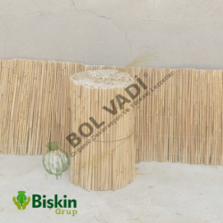 Doğal 25CM Yükseklik Bambu Kamış Hasır Çit Dekoratif Bahçe Balkon ve Duvar Çiti Reed Fence