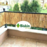 Doğal 30CM Yükseklik Bambu Kamış Hasır Çit Dekoratif Bahçe Balkon ve Duvar Çiti Reed Fence