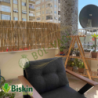 Doğal 70CM Yükseklik Bambu Kamış Hasır Çit Dekoratif Bahçe Balkon ve Duvar Çiti Reed Fence