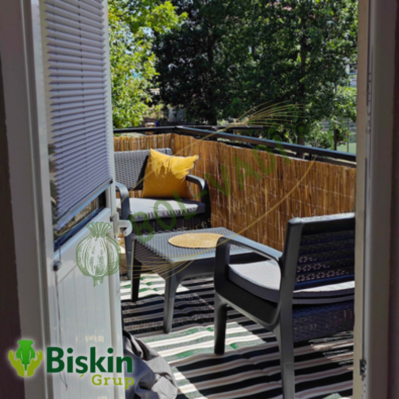 Doğal 90CM Yükseklik Bambu Kamış Hasır Çit Dekoratif Bahçe Balkon ve Duvar Çiti Reed Fence