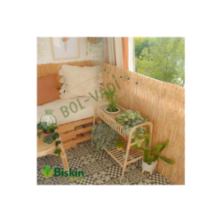 Doğal 90CM Yükseklik Bambu Kamış Hasır Çit Dekoratif Bahçe Balkon ve Duvar Çiti Reed Fence