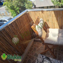 Doğal 110CM Yükseklik Bambu Kamış Hasır Çit Dekoratif Bahçe Balkon ve Duvar Çiti Reed Fence