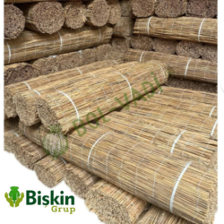Doğal 130CM Yükseklik Bambu Kamış Hasır Çit Dekoratif Bahçe Balkon ve Duvar Çiti Reed Fence