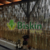 Doğal 175CM Yükseklik Bambu Kamış Hasır Çit Dekoratif Bahçe Balkon ve Duvar Çiti Reed Fence