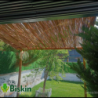 Doğal 175CM Yükseklik Bambu Kamış Hasır Çit Dekoratif Bahçe Balkon ve Duvar Çiti Reed Fence