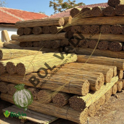 Doğal 300CM Yükseklik Bambu Kamış Hasır Çit Dekoratif Bahçe Balkon ve Duvar Çiti Reed Fence
