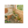 Doğal 90CM Yükseklik Bambu Kamış Hasır Çit Dekoratif Bahçe Balkon ve Duvar Çiti Reed Fence
