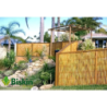 Doğal 125CM Yükseklik Bambu Kamış Hasır Çit Dekoratif Bahçe Balkon ve Duvar Çiti Reed Fence