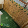 Doğal 130CM Yükseklik Bambu Kamış Hasır Çit Dekoratif Bahçe Balkon ve Duvar Çiti Reed Fence