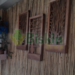 Doğal 170CM Yükseklik Bambu Kamış Hasır Çit Dekoratif Bahçe Balkon ve Duvar Çiti Reed Fence