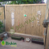 Doğal 170CM Yükseklik Bambu Kamış Hasır Çit Dekoratif Bahçe Balkon ve Duvar Çiti Reed Fence