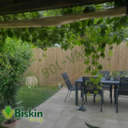 Doğal 170CM Yükseklik Bambu Kamış Hasır Çit Dekoratif Bahçe Balkon ve Duvar Çiti Reed Fence