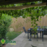 Doğal 170CM Yükseklik Bambu Kamış Hasır Çit Dekoratif Bahçe Balkon ve Duvar Çiti Reed Fence