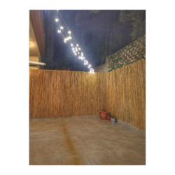 Doğal 190CM Yükseklik Bambu Kamış Hasır Çit Dekoratif Bahçe Balkon ve Duvar Çiti Reed Fence