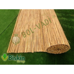 Doğal 215CM Yükseklik Bambu Kamış Hasır Çit Dekoratif Bahçe Balkon ve Duvar Çiti Reed Fence