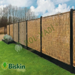 Doğal 220CM Yükseklik Bambu Kamış Hasır Çit Dekoratif Bahçe Balkon ve Duvar Çiti Reed Fence