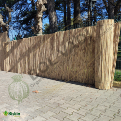 Doğal 300CM Yükseklik Bambu Kamış Hasır Çit Dekoratif Bahçe Balkon ve Duvar Çiti Reed Fence