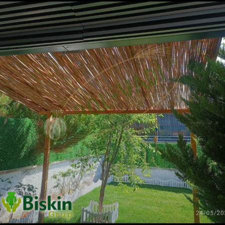 Bahçe, balkon, teras ve duvar dekorasyonlarında doğal görünüm sağlar.
Gizlilik, rüzgar ve güneş koruması için idealdir.
